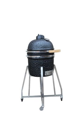 Màu đen 39cm 15 inch Kamado Grill thép không gỉ