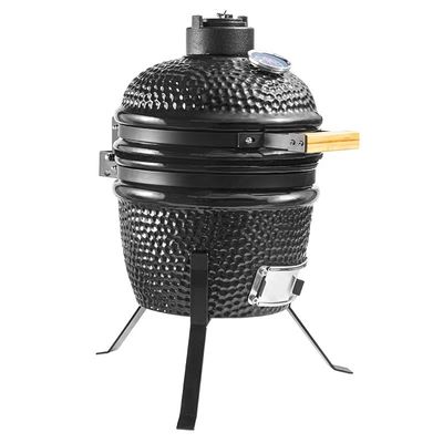 Màu đen 32cm 13 inch Kamado Grill Khả năng chống cháy cao
