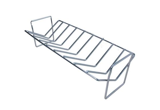 Phụ kiện vỉ nướng Kamado 42x18x12cm Giá đỡ sườn không gỉ để hút và nướng
