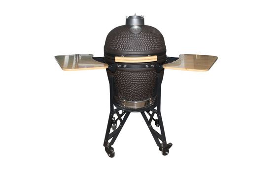 Than nướng ngoài trời 20 inch Kamado Grill Màu đen mờ 50cm Đồ dùng nhà bếp