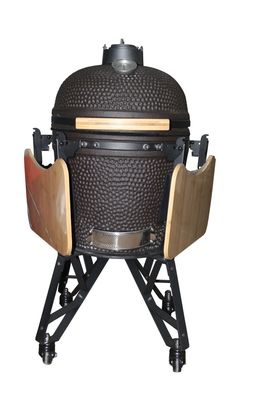 Than nướng ngoài trời 20 inch Kamado Grill Màu đen mờ 50cm Đồ dùng nhà bếp