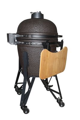 Than nướng ngoài trời 20 inch Kamado Grill Màu đen mờ 50cm Đồ dùng nhà bếp