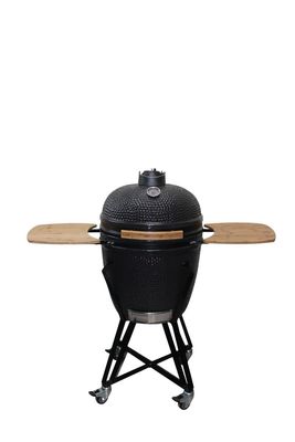 Đồ dùng nhà bếp bằng gốm nướng Kamado Grill 57cm 22 inch màu đen
