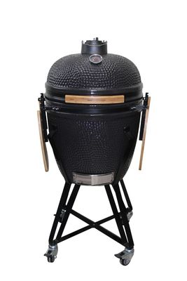 Đồ dùng nhà bếp bằng gốm nướng Kamado Grill 57cm 22 inch màu đen