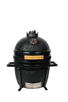 Than ngoài trời 16 inch Kamado Grill Ceramic Black Color 40cm