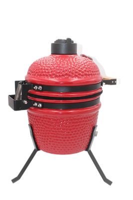 Than Nướng Ngoài Trời 13 Inch Kamado Grill Màu Đỏ 32cm