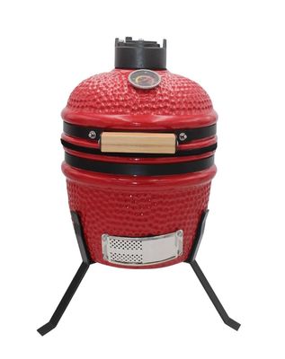 Than Nướng Ngoài Trời 13 Inch Kamado Grill Màu Đỏ 32cm
