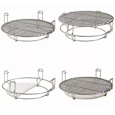 Phụ kiện nướng Kamado bằng thép không gỉ Chia rẽ và chinh phục BBQ