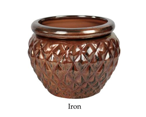 Chậu gốm tráng men tự tưới 6,5 inch cho cây 16,5x12,5cm