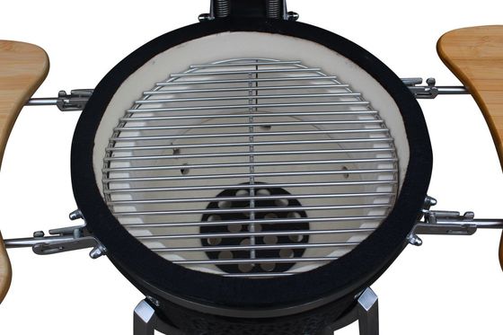 Màu Đen Sáng Bóng Đồ Dùng Nhà Bếp Than Nướng Kamado 39cm 15 Inch