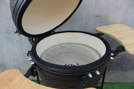 Màu Đen Mờ 51cm Bếp Than Gốm 20 Inch Kamado