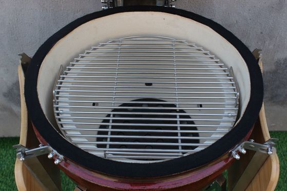 Lò nướng thịt nướng bằng sứ 18 inch Màu đỏ nhiệt đới 48cm