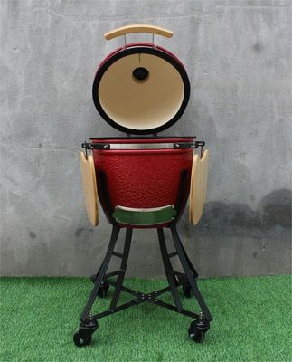 Bếp Nướng Than Gốm 44cm 17 Inch Màu Đỏ Hoàng Gia