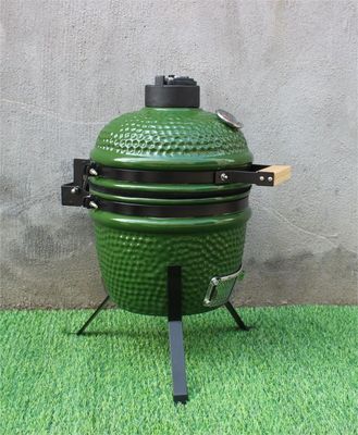 Bếp than gốm 13 inch ngoài trời màu xanh lá cây 33cm