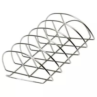 Phụ kiện vỉ nướng Kamado 41x25,5x12cm Giá đỡ sườn bằng thép không gỉ để hút và nướng